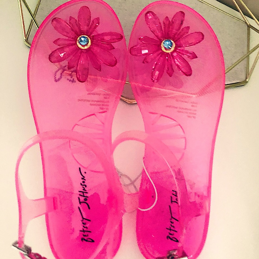 BRAND NEW Betsey Johnson Tabby Jelly Sandal
